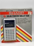 Nos Vintage Elsimate EL-326SB Sharp Solar-powered Wallet Size New Calculator. Fixed Price $14.96.