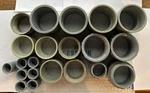 1 Lot Of 24 Various Mixed Pvc Couplings. See Description And Photos. Fixed Price $30.00.