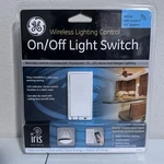 Ge 45637 Wireless Lighting Control On/off Switch Iris Compatible New Seale. Fixed Price $21.99.
