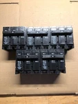 Lot Of 5 New No Box Eaton Circuit Breaker Amp 240 Vac Pole BR360. Fixed Price $200.00.