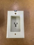 New Surplus Leviton 688-1 2 Pole 3 Wire Clockhanger Receptacle. Fixed Price $14.88.