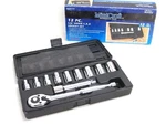New! Mintcraft 12-PC Professional Mechanics 1/2" Drive Socket Set, Sae, 600-2620. Fixed Price $27.99.