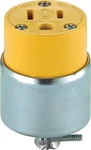Leviton 515CA-000 Yellow Commercial Armored Ground/straight Blade Connector. Fixed Price $9.91.
