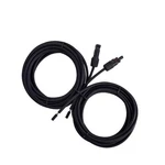 Renogy Solar Adaptor Wire Extension Cables 20FT10AWG, Pair,black. Fixed Price $50.05.