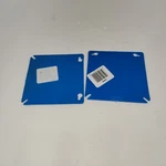 Lot Of 2 Lamson A400R-CAR Carlon Pvc Square Blank Cover Nos. Fixed Price $9.95.