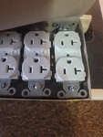 (10-PACK) Hubbell CR20WHITR Duplex Receptacle 20A 125V, 2-POLE Free Ship. Fixed Price $71.99.