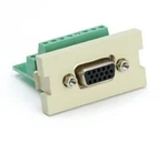 Leviton Hd 15 Multimedia Outlet System Module Video Female Screw-terminal 41295. Fixed Price $14.99.
