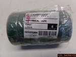 QTY=6 Rolls: Cambridge Premium Vinyl Electrical Tape, Green, CET-01GRN. Fixed Price $12.19.