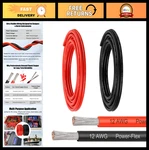 12 Awg Marine Grade Wire 20FT Red & Black Tinned Copper Cable For Boat, Anchor. Fixed Price $29.99.