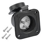 Veepeak Amp Flanged Inlet Shore Power Plug Nema 5-15 125V Electrical Outle.... Fixed Price $20.95.