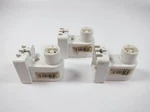 Lot Of 3 Cooper 2501W Double Contact Fluorescent Lampholders. Fixed Price $14.99.