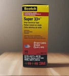 10 Rolls Scotch 3M Super 33+ Vinyl Electrical Tape 06133 52FT Black. Fixed Price $34.99.