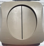 Rubbermaid Commercial Swing Top Lid For Untouchable Recycling Center 16" Square. Fixed Price $29.99.