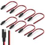 Bates- Sae Connector Cable, 12 Inch, 8 Pack, 14 Awg, Pin Single Plug Quick. Fixed Price $11.99.