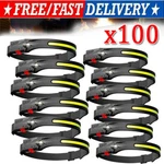 Cob Led Headlamp Usb Rechargeable Headlight Torch Work Bar Band. Fixed Price $466.69.