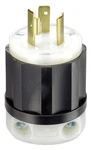 Leviton 02321-0PB 20A 2-POLE 3-WIRE 16 10 Awg Black/white Thermoplastic Plug. Fixed Price $16.24.
