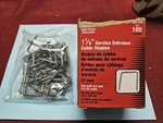 100-PC Gardner Bender GSE-410 Cable 1-1/8" 27MM Service Ent Staples. Fixed Price $8.00.