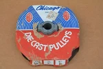 Chicago Die Cast Pulley 500A, 5" Dia X 5/8" Bore V-grooved Nos. Fixed Price $7.99.