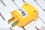 1PCS-COOPER 4862 15A 125V Nema 1-15 Commercial Grade Vinyl Plug. Fixed Price $6.80.
