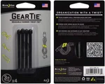 4-PACK Gear Reusable Rubber Twist Tie, 3" Black (2-PACK). Fixed Price $11.70.