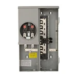 100 Amp Siemens 12-SPACE 24-CIRCUIT Flush Meter Load Center, Outdoor Use. Fixed Price $243.39.