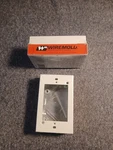 Wiremold Legrand V5745 Comco Switch Receptacle Box Ivory 2 New In. Fixed Price $12.99.