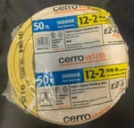 Cerrowire 50 Ft. Indoor 12-2 Nm-b W/ Ground Copper Building. Fixed Price $59.99.