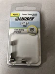 Jandorf 60691 Cartridge Fast-acting Fuse 500 Ma 250 10 Ka At 125 Vac I894. Fixed Price $9.99.
