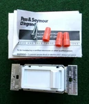 Two Pass & Seymour 90681-W 600W Single Pole White Slide Dimmer Incandescent. Fixed Price $18.95.
