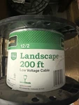 Cerrowire 241-1602F 12/2 200 Ft Black Low Voltage Landscape. Fixed Price $115.00.