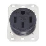 Hubbell Wiring Device-kellems HBL9450A Straight Blade Receptacle, 1 Outlet,. Fixed Price $118.46.