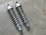 1987 Suzuki GS450 Oem Rear Shocks Springs Set Pair Left And Right 62100-44910. Fixed Price $44.99.
