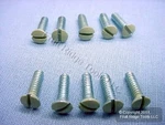 10 Leviton Ivory 1/2 Wallplate Cover Mounting Screws 6-32 Thread Oval Head 86000. Fixed Price $8.54.