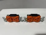 Two Cooper IG8300RN, Isolated Premium Hospital Duplex Receptacle, 20A 125V Used. Fixed Price $14.99.
