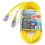 U.s. Wire 74025 Ft. Power-on Illuminated Plug TEMP-FLEX-35 Cord Yellow 300V. Fixed Price $53.90.