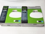 Lot Of Pcs. - Eti 54663142 Light Led Low Pro 7IN 4000K Flushmount,. Fixed Price $39.50.