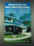 1977 Grumman Sunstream Solar Domestic Water Heating System Ad - Invest. Fixed Price $17.99.