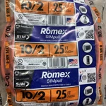 Southwire Romex Simpull Indoor Wire/copper Nm-b Cable 10/2 With Ground 25'. Fixed Price $49.99.