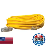 Solar Extra Heavy Duty Extension Cord, 50FT, 12/3 Gauge, Conductor, 3-OUTLET. Fixed Price $135.80.
