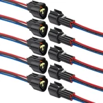 Zhofonet 3 Pin Waterproof CONNECTORS,16AWG Electrical Car Auto Wire. Fixed Price $15.95.