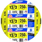 New Durable Southwire 250 Ft. 12/2 Solid Romex Simpull Cu Nm-b W/g. Fixed Price $214.98.