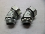 Raco 3/4" Flexible Conduit Connector 45 Degree Elbow N.o.s. Lot Of 2 Free Ship. Fixed Price $26.99.