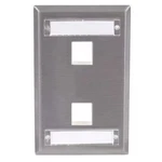 Hubbell Premise Wiring SSFL12 Plate, Ports, Gray. Fixed Price $24.85.