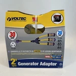 Voltec 04-00215 2' Generator Adapter TT-30P 5-20R With E-zee Lock. Fixed Price $34.95.