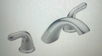 Delta Double Deck Mounted Roman Tub Filler Trim Less Handles T2730-LHP. Fixed Price $129.99.