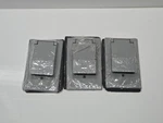 3 Die Cast Metal Weatherproof Single Receptacle Outlet Cover 1-GANG Vertical. Fixed Price $24.99.