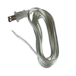 Jandorf 60133 Silver SPT-2 18 Ga. Lamp Cord 96 In. With Polarized Plug. Fixed Price $10.78.