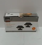 Post Cap Living Accents 82382 Black Solar Powered Led / Pack Of Lights. Fixed Price $13.94.