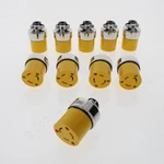 Cooper Yellow Armored Nylon Connectors L10-20 20A 125/250V 3-POLE 3-WIRE 2355. Fixed Price $179.35.