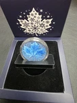1OZ Copper Winter Maple Featuring Dual Sided Diamond Dust With Box/display.. Fixed Price $29.00.